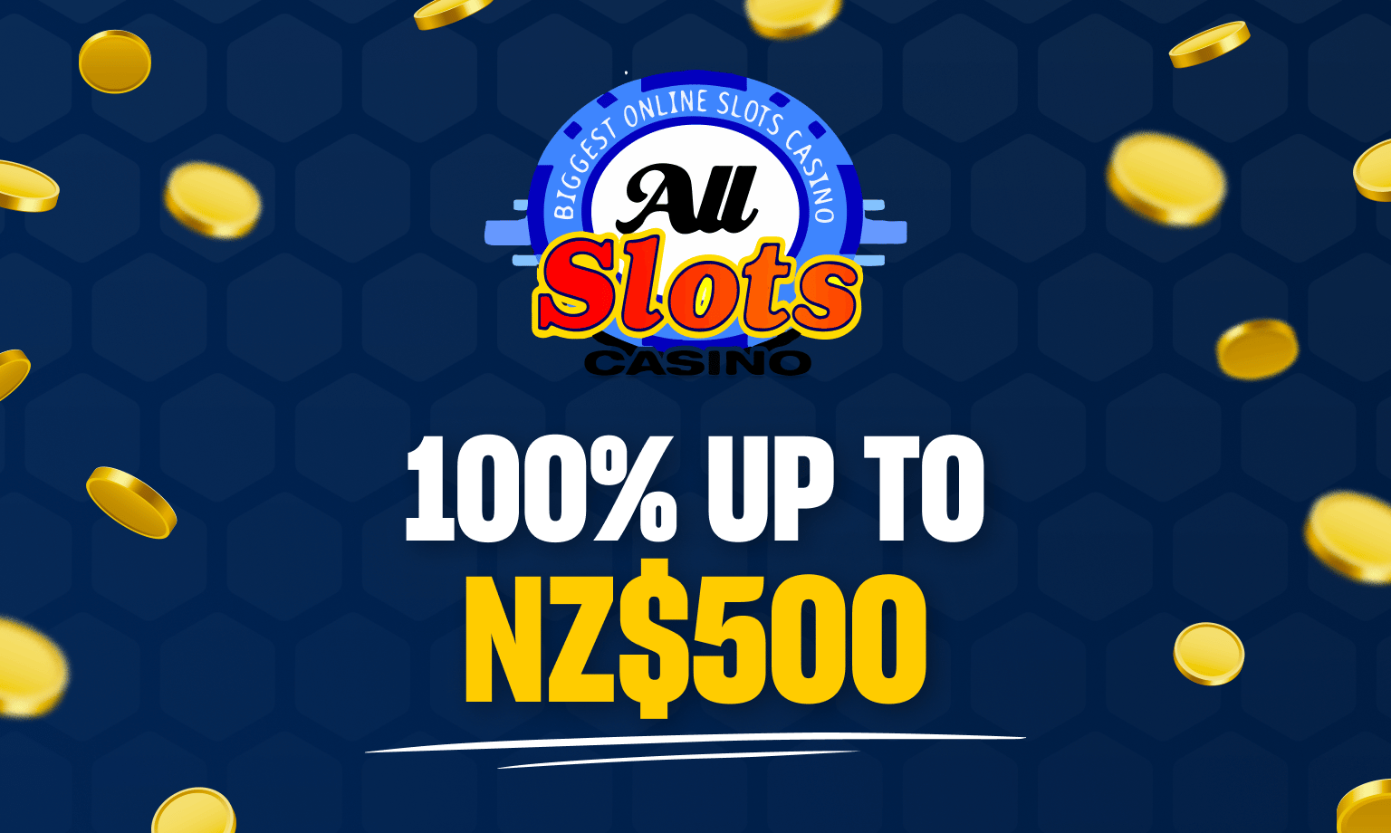 all slots 100% up to NZ$500