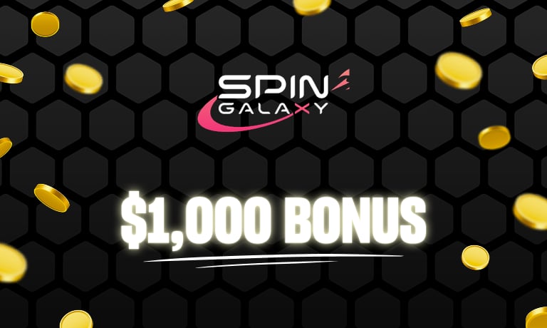 spin galaxy casino $1,000 welcome bonus offer