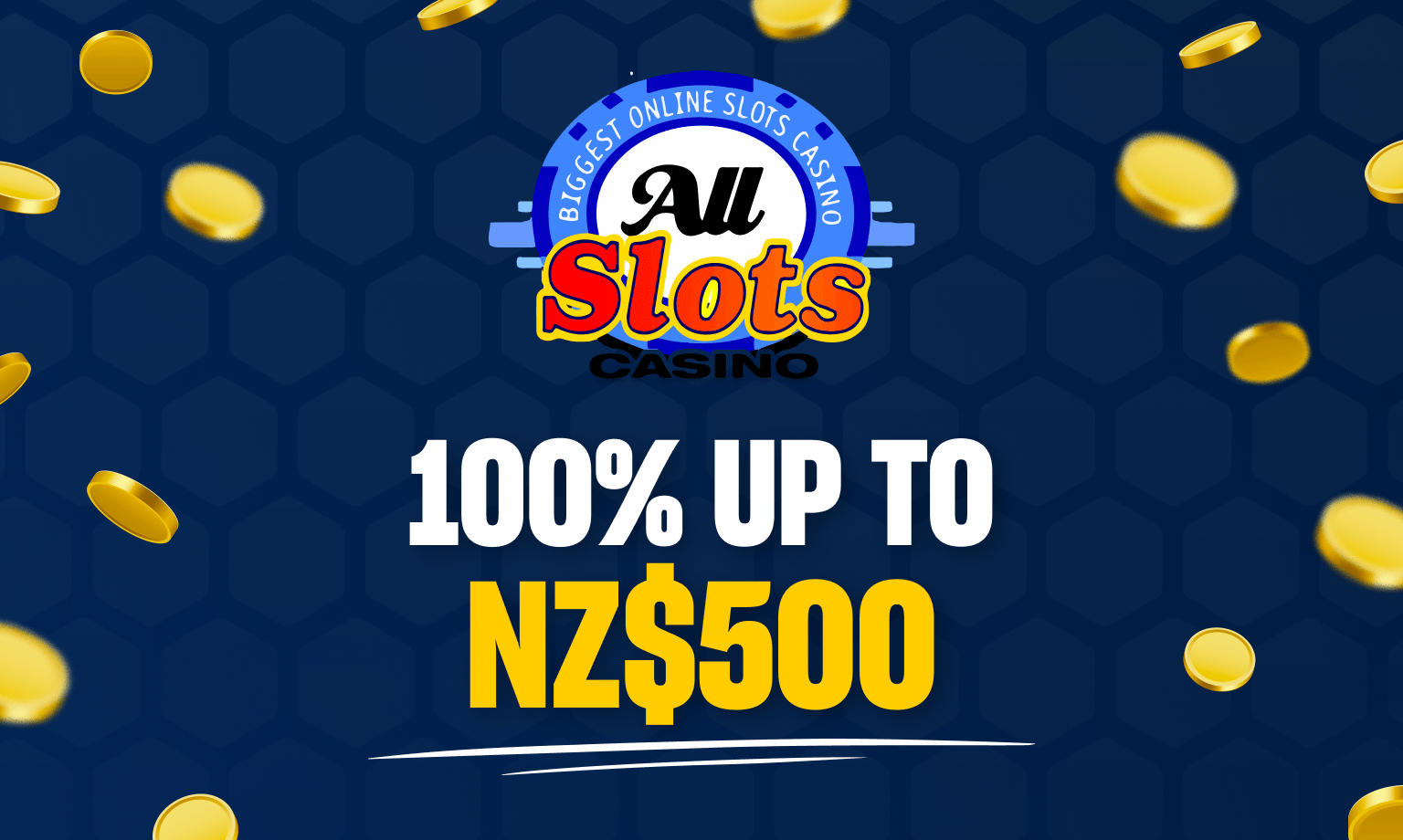 all slots 100% up to NZ$500