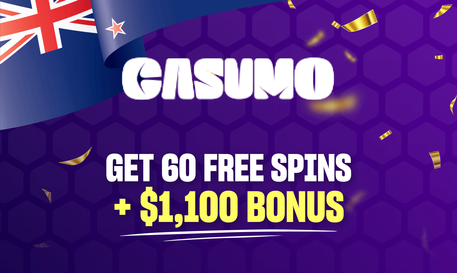 casumo get 60 free spins + $1,100