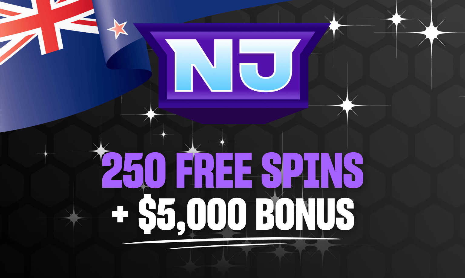 novajackpot 250 free spins + $5,000 bonus