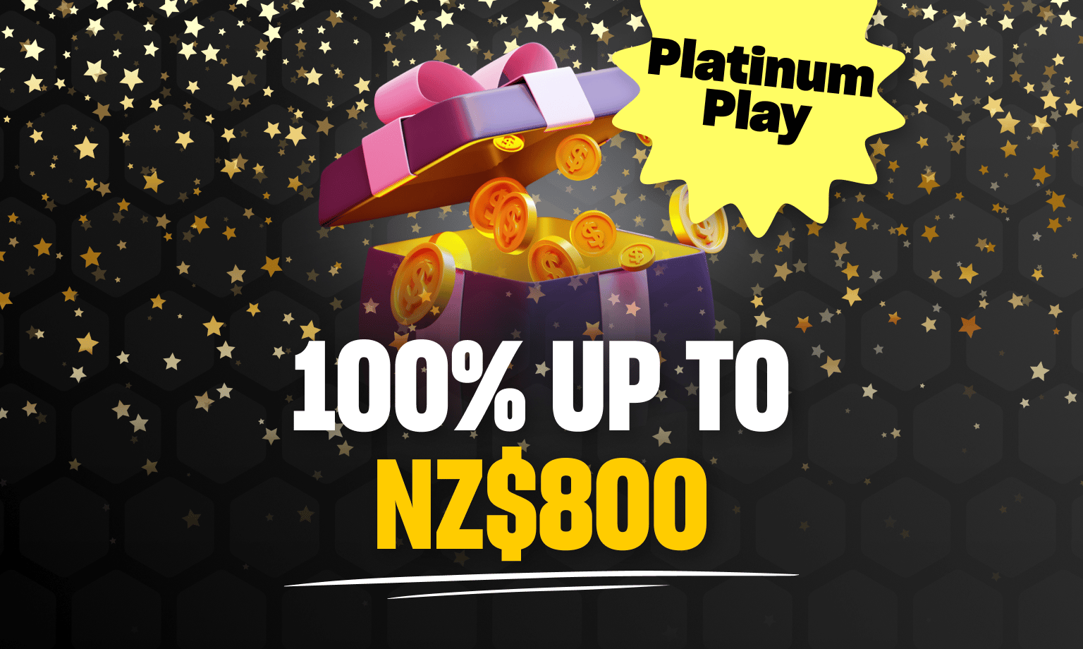 platinum play bonus is 100% up to $800