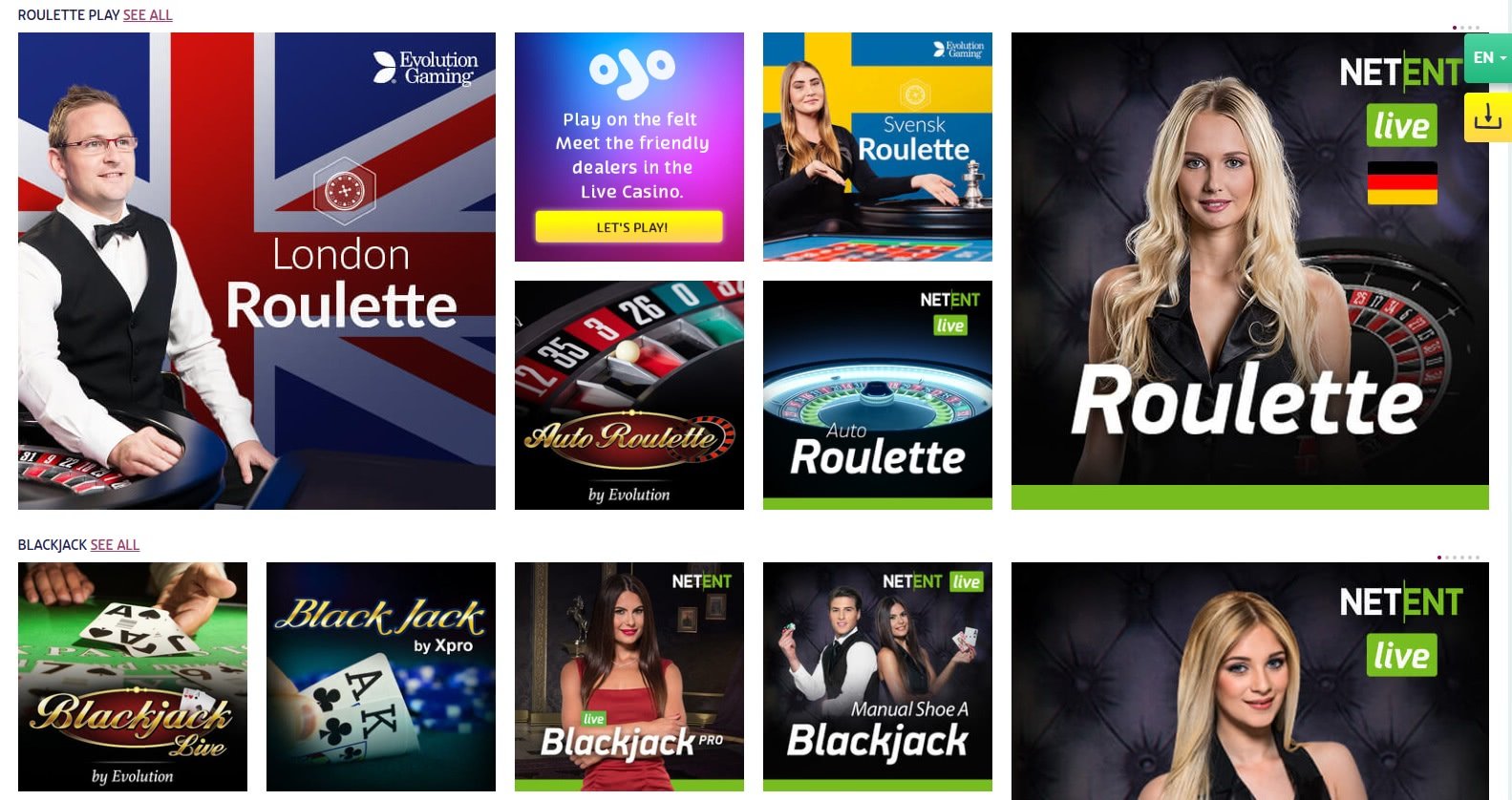 playojo live casino new zealand