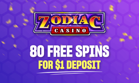 Zodiac Casino 80 Free Spins