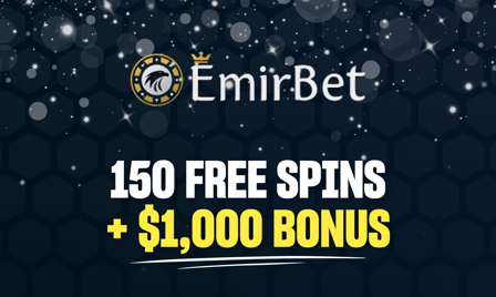 emirbet 150 free spins + $1,000 bonus
