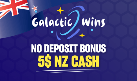 galactic wins casino no deposit bonus is NZ$5.
