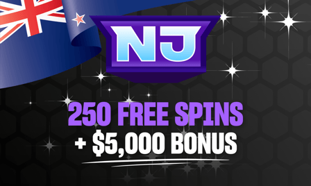 novajackpot 250 free spins + $5,000 bonus