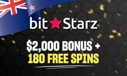 Bitstarz bonus is $2,000 and 180 free spins