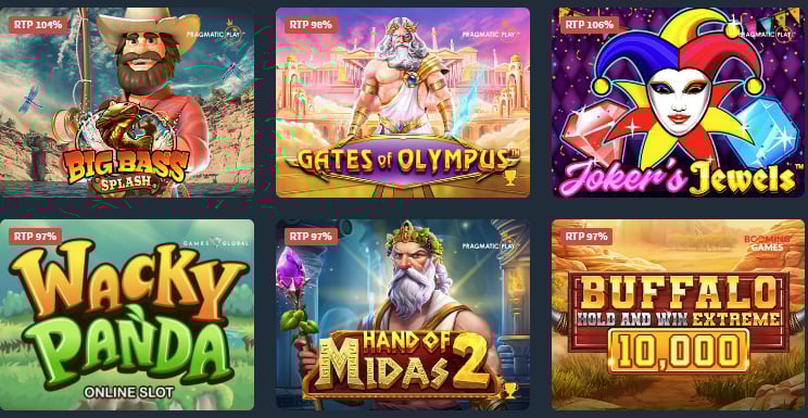 high rtp slots at snatch casino
