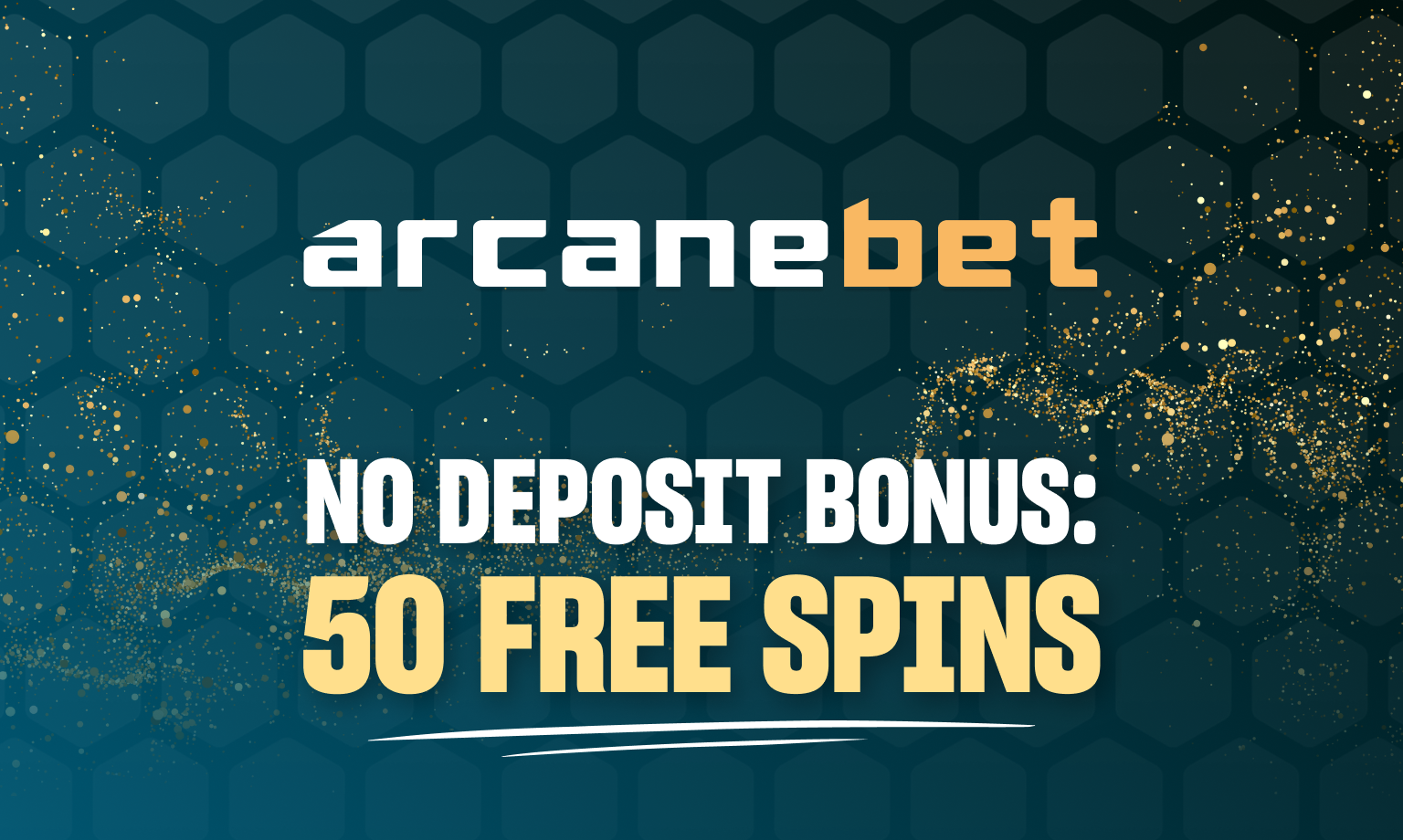 Arcanebet casino gives a 50 free spins no deposit bonus to new players