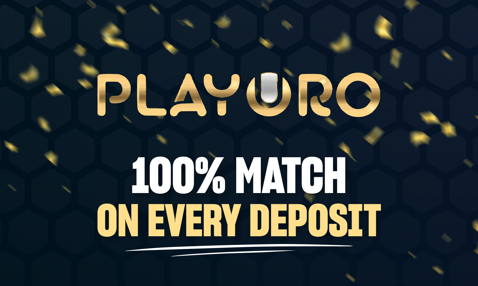 playoro 100% match on evert deposit
